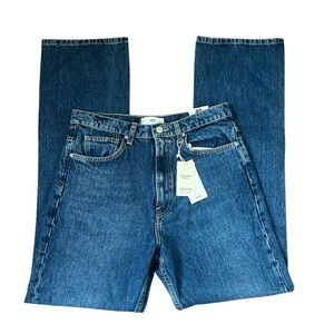 NWT Mango Blue Flare Jeans Size 8